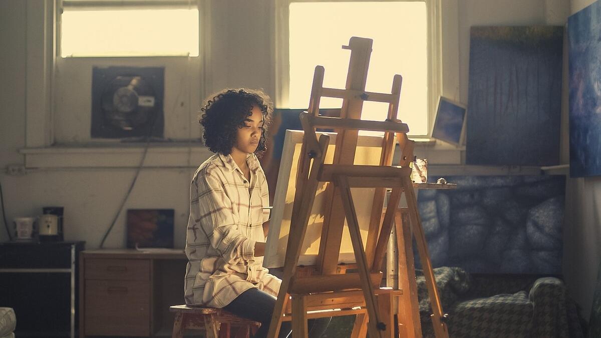 Stage de peinture à l'Atelier_Écotay-l'Olme