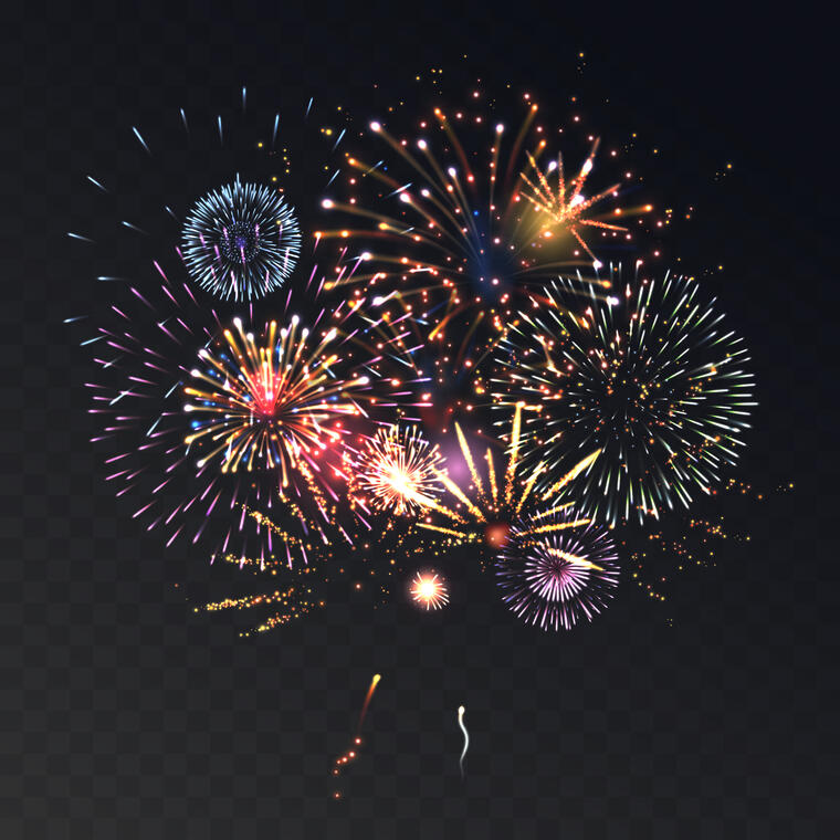 Diner gastronomique et feu d'artifice_Saint-Martin-d'Uriage