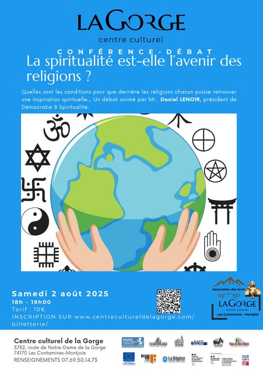 Conférence : La spiritualité est-elle l’avenir des religions? par Daniel Lenoir, au Centre Culturel de la Gorge_Les Contamines-Montjoie