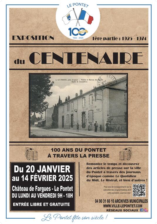 Exposition Centenaire_Le Pontet