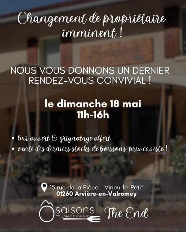 Rendez-vous convivial au restaurant O Saisons_Arvière-en-Valromey