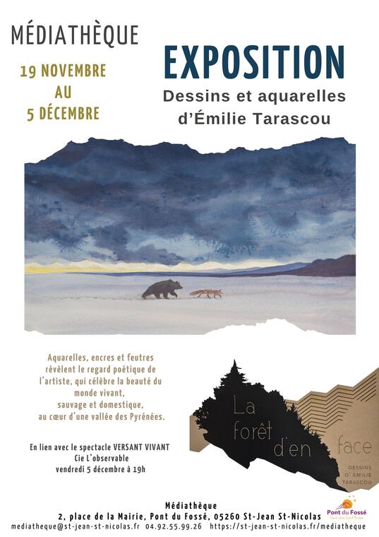 Exposition La Forêt d'en face_Saint-Jean-Saint-Nicolas