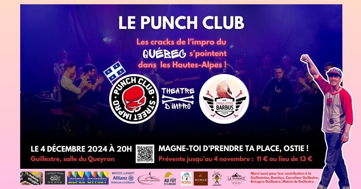 Le punch club - spectacle d'improvisation_Guillestre