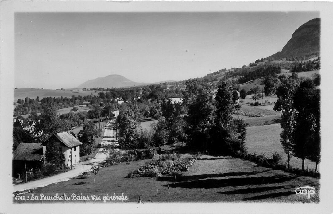 Carte postale de La Bauche 1942