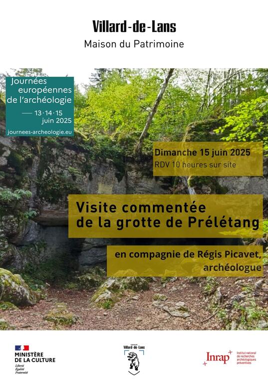 Visite commentée de la grotte de Prélétang_Villard-de-Lans
