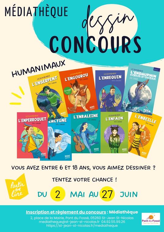 Atelier dessin "Humanimaux"_Saint-Jean-Saint-Nicolas