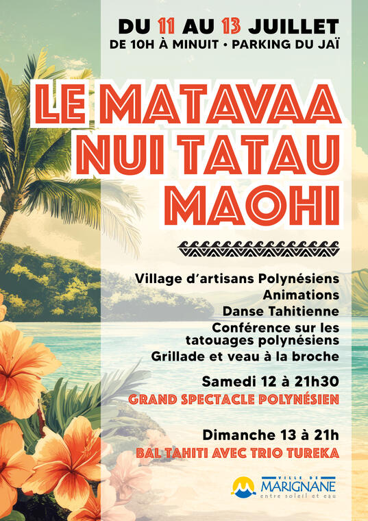 Tahiti s'invite à Marignane sur la plage du Jaï