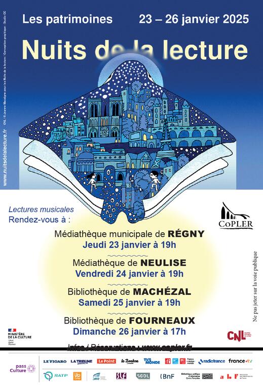 Nuits de la lecture - Lecture musicales_Régny