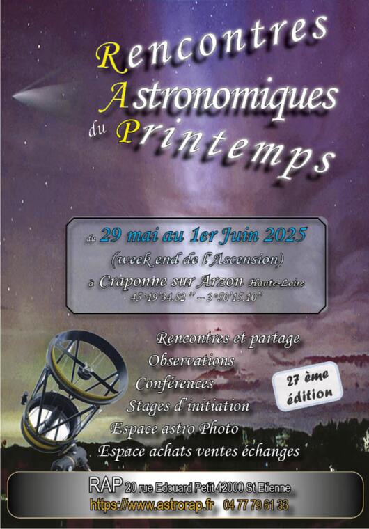 EVE_Rencontres Astronomiques du Printemps_Craponne-sur-Arzon