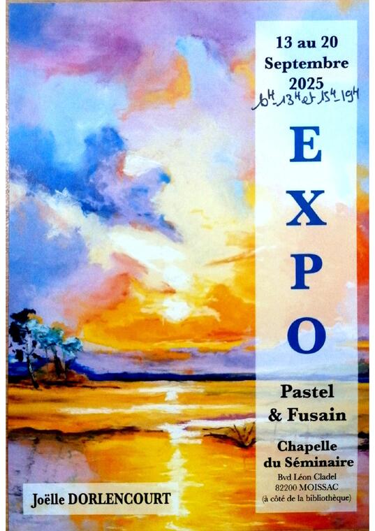 Exposition | Pastel & Fusain_Moissac