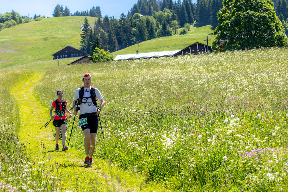 Parcours trail Le Lachat depuis Crest-Voland