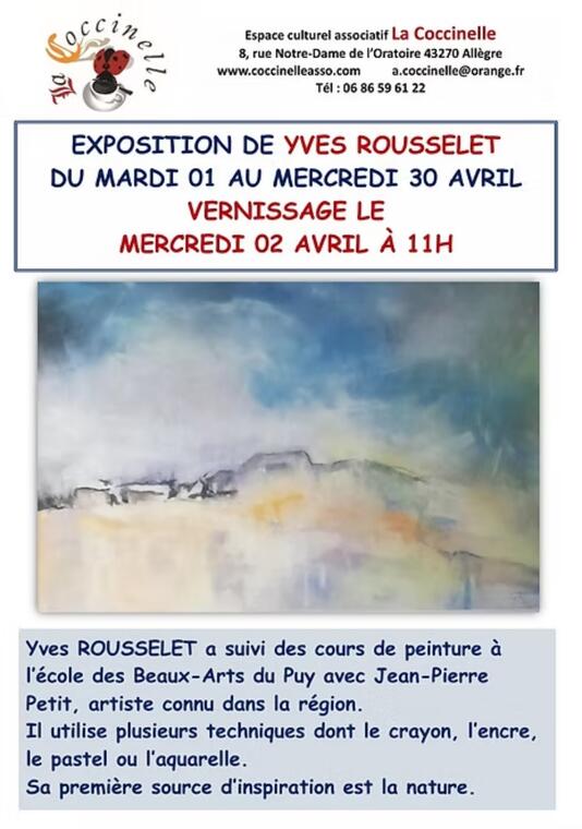 EVE_Exposition Yves Rousselet_Allègre