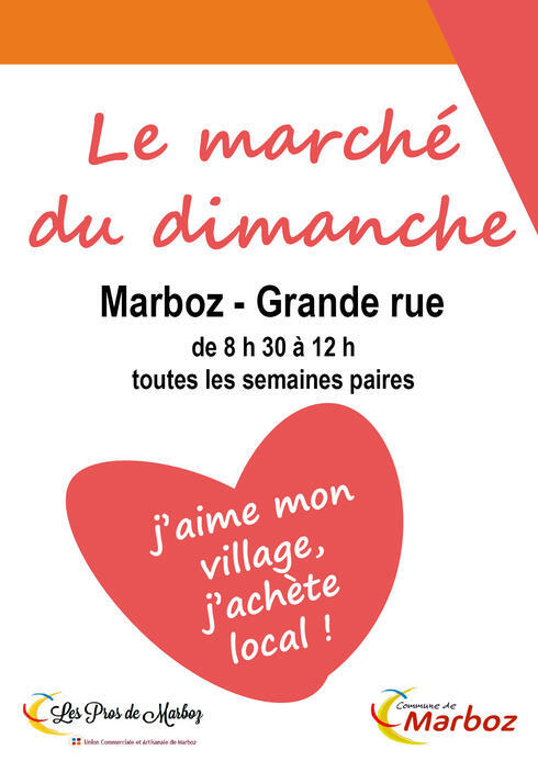 Affiche Marché Marboz