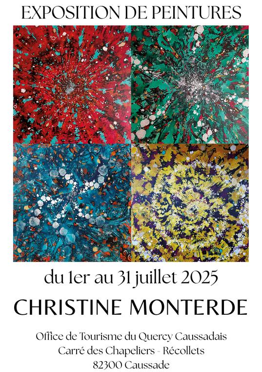 Exposition de peintures de Christine Monterde_Caussade