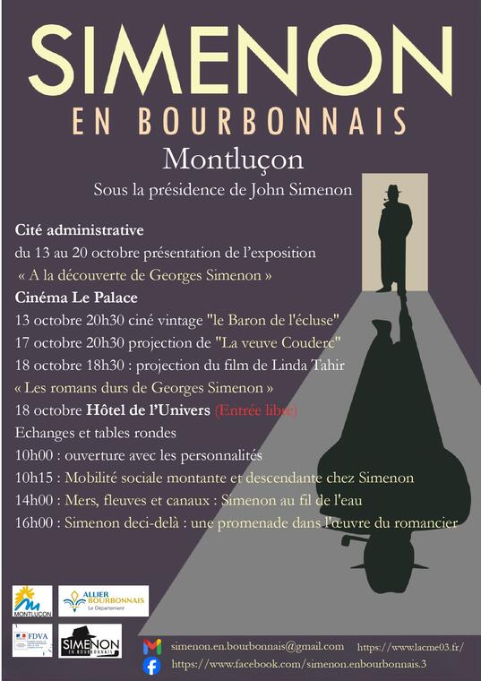 Exposition : Simenon en Bourbonnais_Montluçon