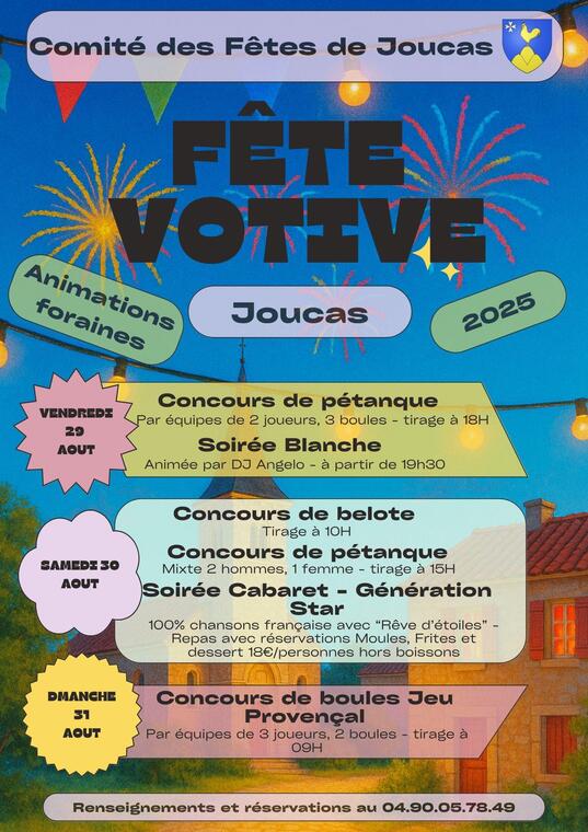 Fête votive de Joucas_Joucas