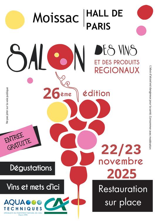 26ème Salon des vins et produits régionaux_Moissac