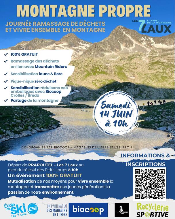 Journée Montagne Propre_Les Sept Laux Prapoutel
