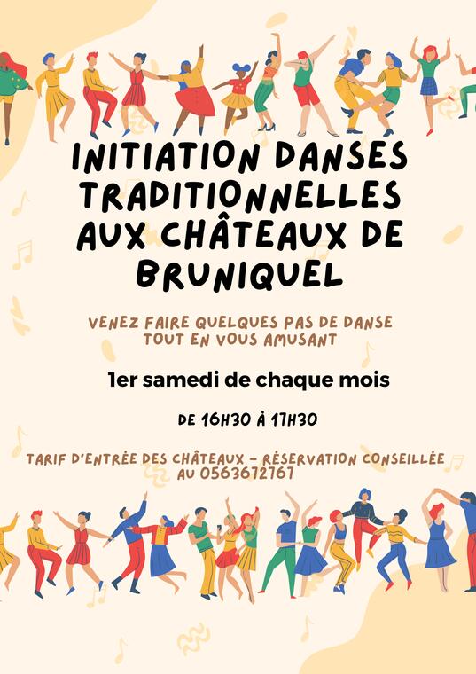 Initiation aux danses traditionnelles occitanes et médiévales_Bruniquel