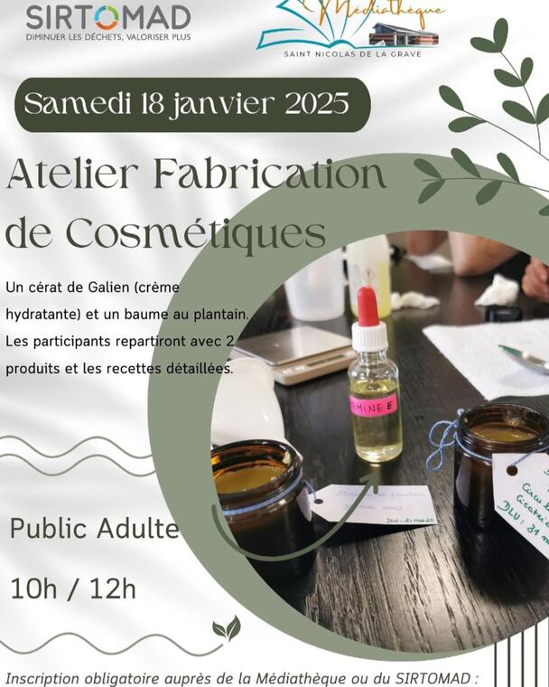 Atelier fabrication de Cosmétique_Saint-Nicolas-de-la-Grave