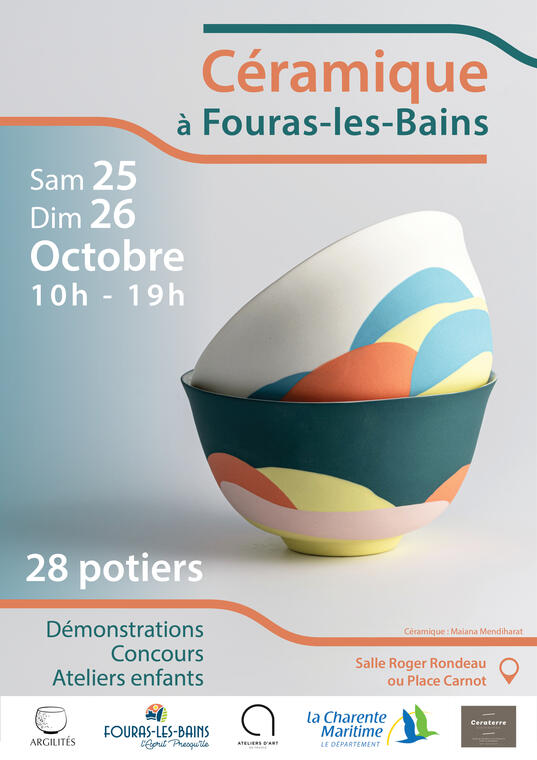 affiche ceramique a fouras 2025