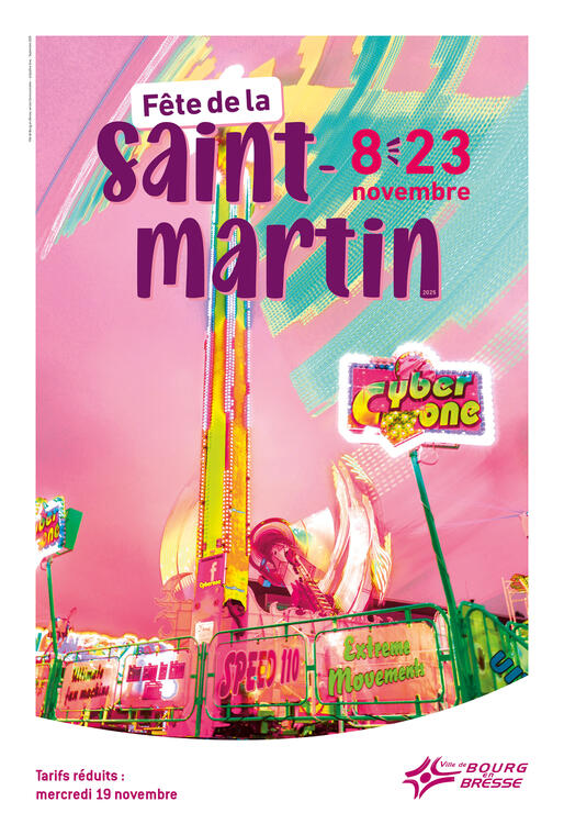 Affiche Fête foraine 2025
