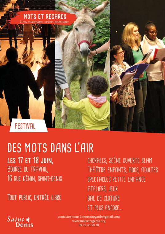 des mots dans l'air