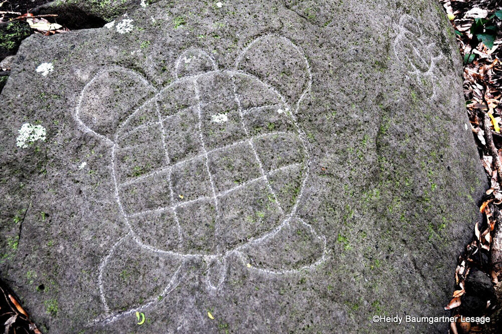 Pétroglyphes de Haranae à Maupiti © Heidy Baumgartner Lesage.jpg