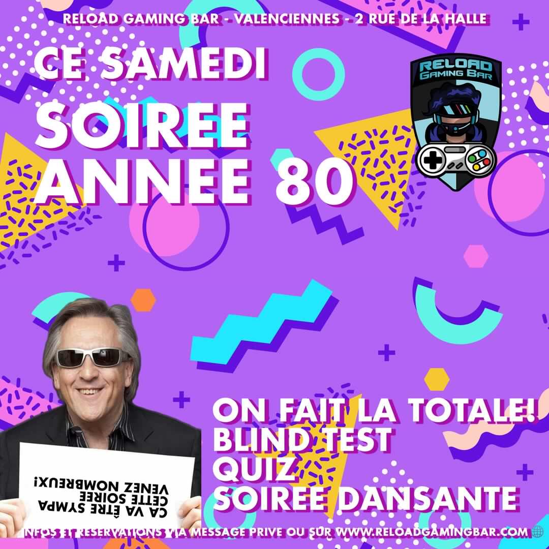 Soirée années 80 - Valenciennes | Office de Tourisme Valenciennes