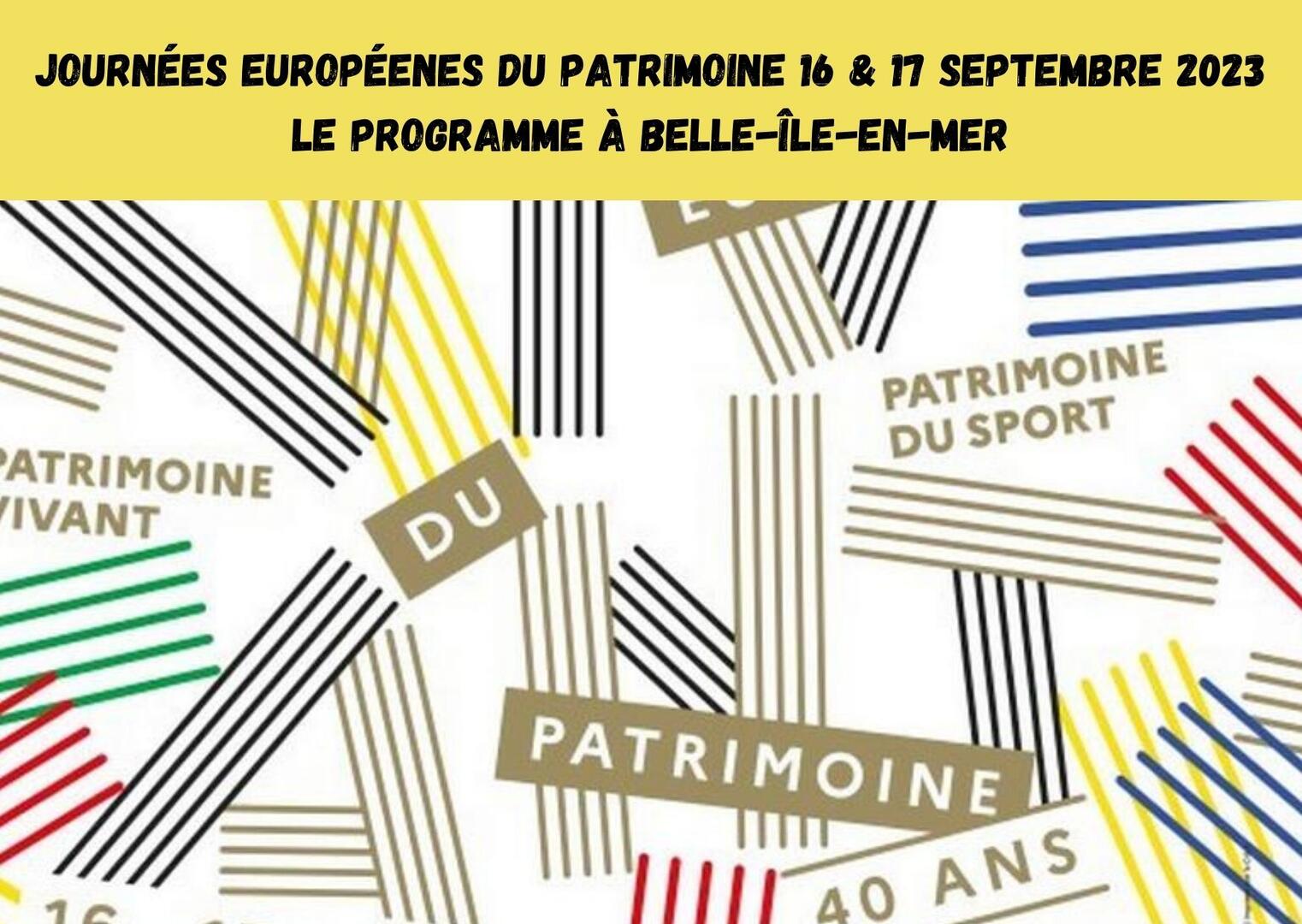 Journées Européenes du Patrimoine 16 & 17 septembre 2023 Le programme À belle-ÎLE-EN-MER.jpg