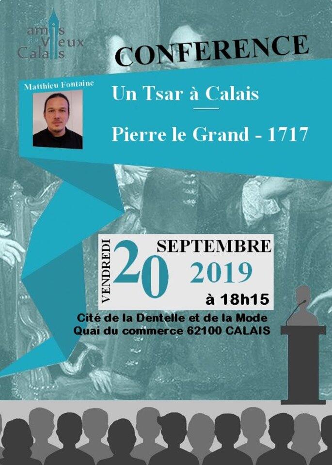Conférence Pierre le Grand, Tsar de Russie à Calais.jpg
