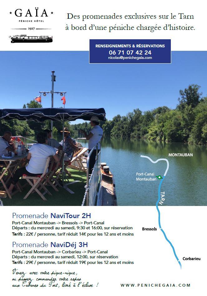 Promenade sur le Tarn péniche Gaïa.JPG