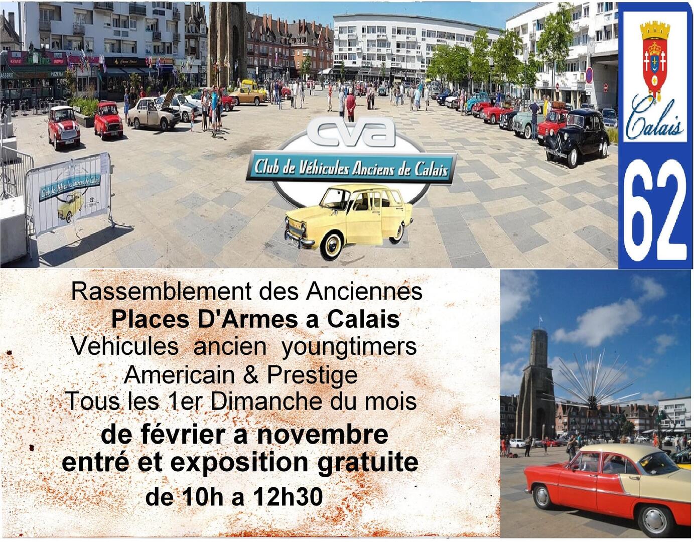 rassemblement Calais voitures ancienes place d'Armes 1 février 2020.jpg