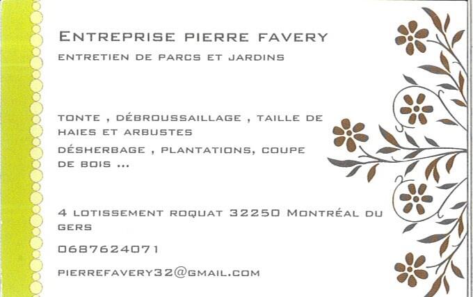 PIERRE FAVERY ESPACES VERTS