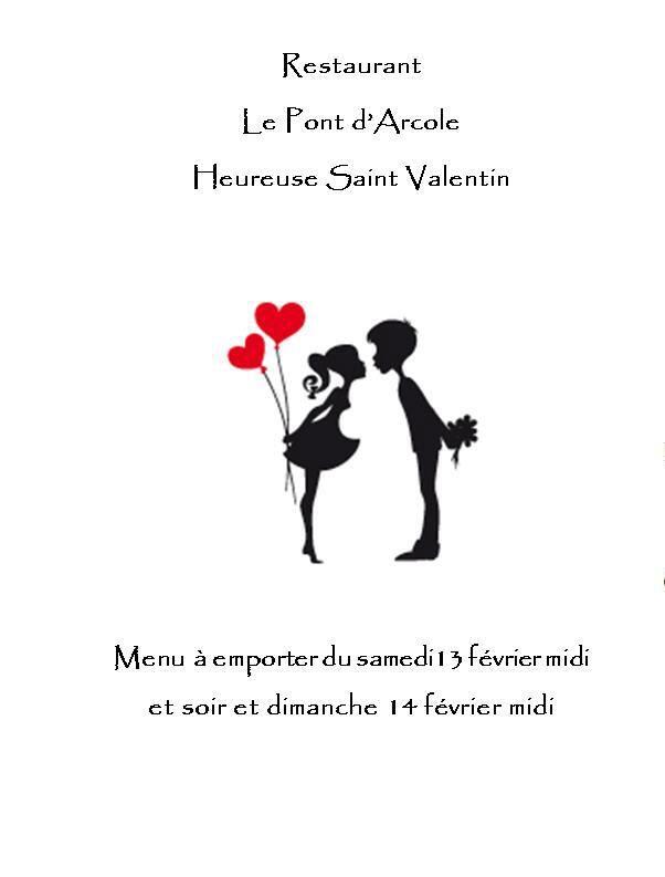 Menu de la St Valentin