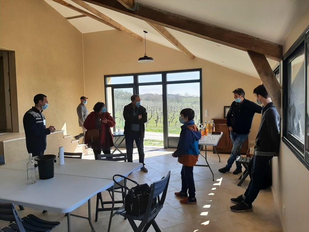 Visite au Domaine de Pouypardin