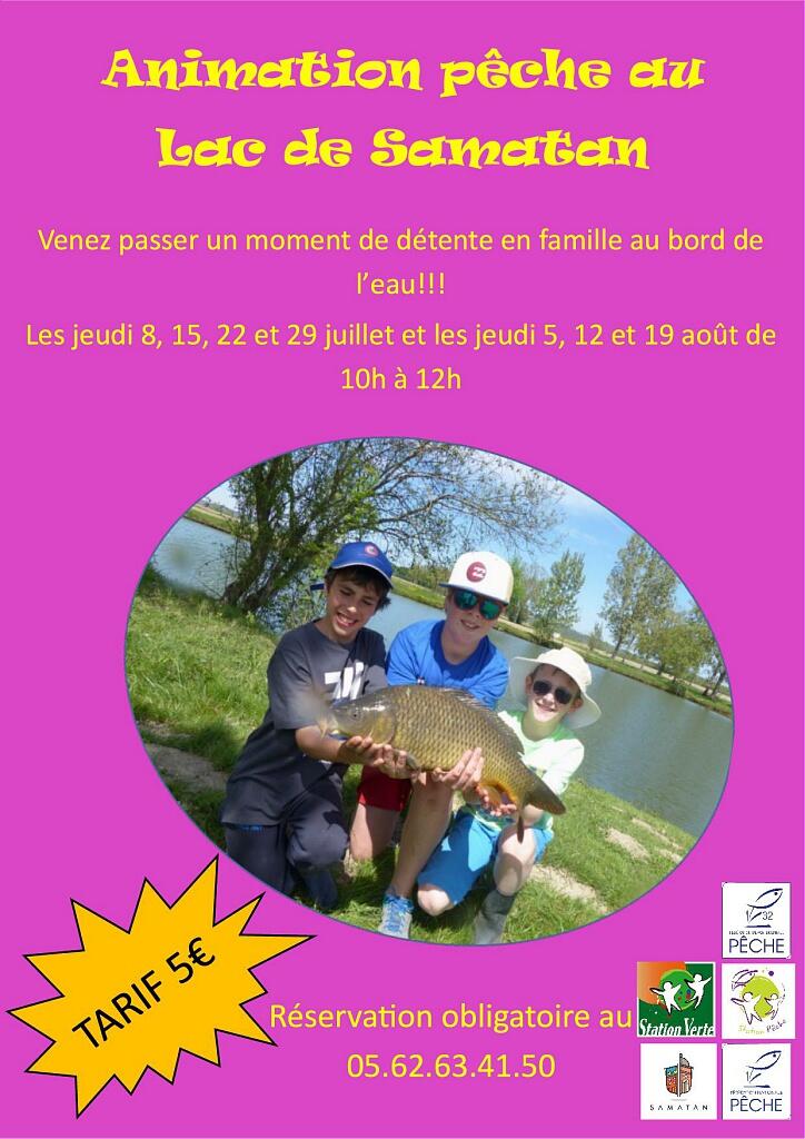 Pêche lac de Samatan