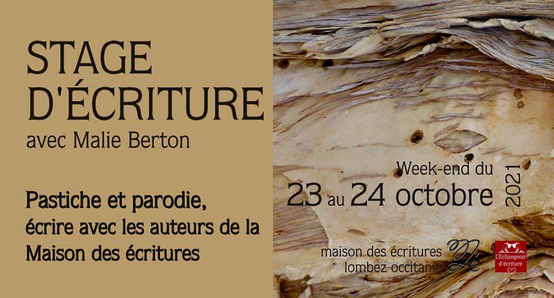 Stage d'écriture