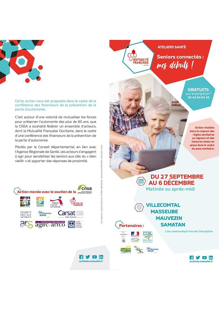 ateliers santé, séniors connectés