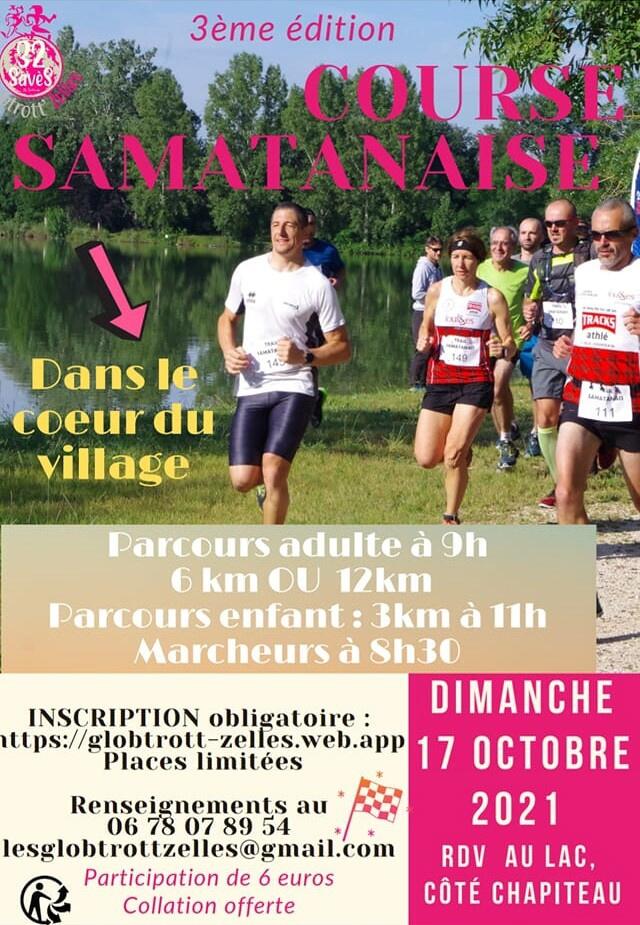 affiche course samatanaise