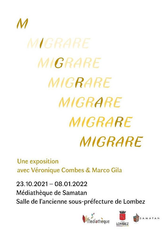 Affiche expo Migrare
