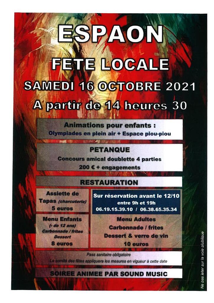 Fête locale Espaon