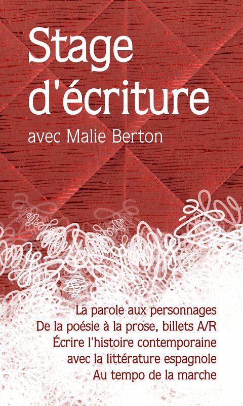 stage d'écriture