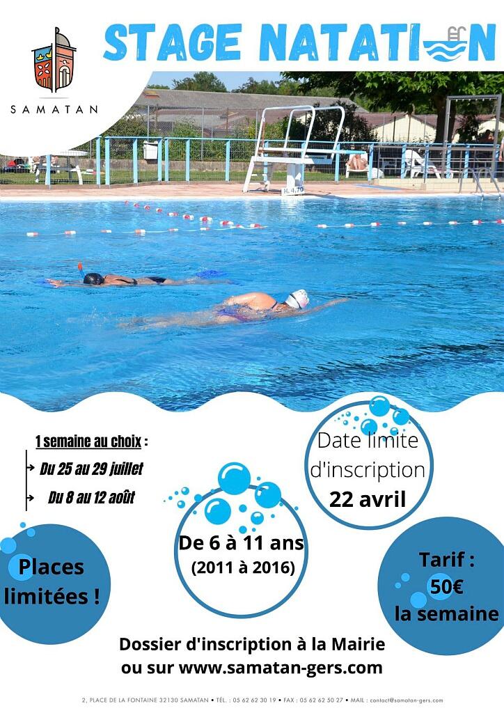 stage natation