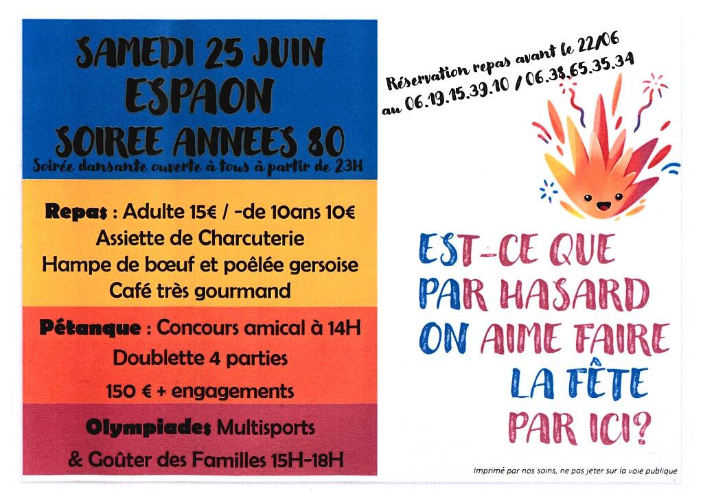 Fête locale Espaon