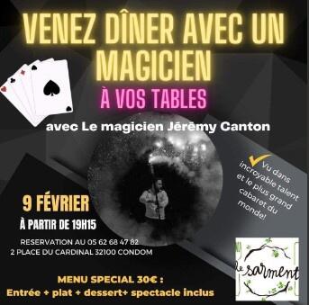 Dîner avec magicien