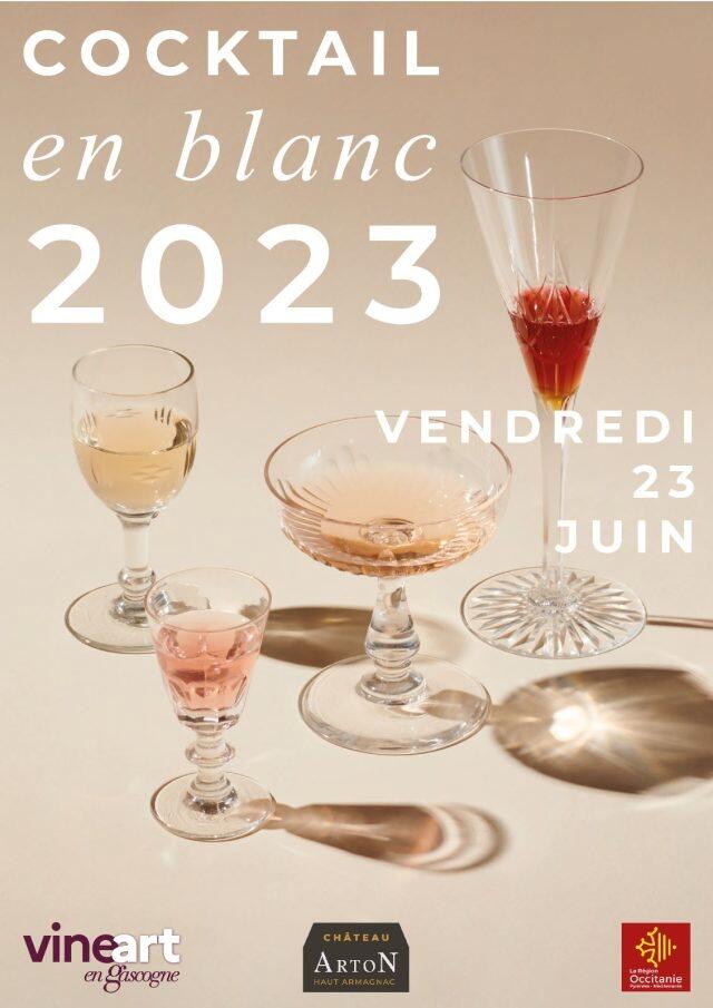 cocktail en blanc a Arton