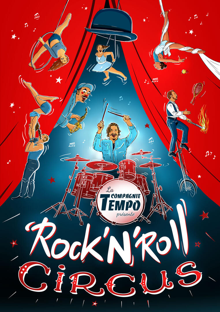 Affiche du spectacle Rock'n'Roll Circus