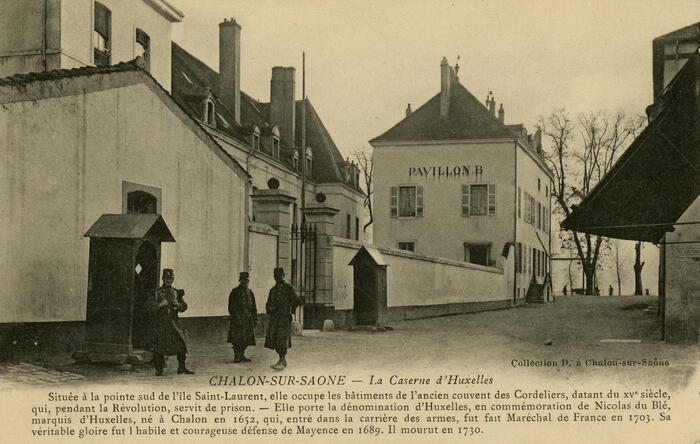 Chalon sur Saône, La Caserne d'Uxelles