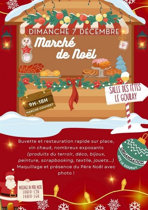 Marché de Noël - 7 décembre 2025 - Le Gouray
